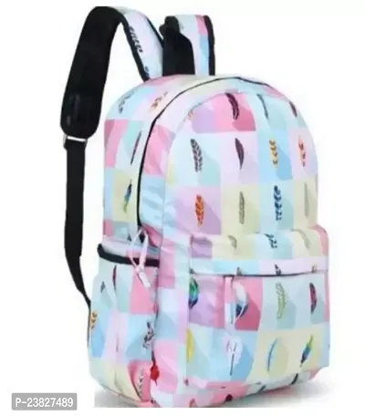 Stylish Printed Backpacks For Women And Girls-thumb0