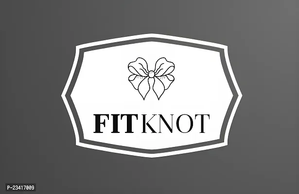 FITKNOT Silver Circle Pin Buckle: The Elegant 1-Inch Synthetic Leather Black Belt for Girls-thumb5