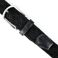 FITKNOT Mens Casual/Formal Canvas Braided Elastic/Stretchable Expandable Women Belt, Fit Up to 38Inch Waist Size-thumb3