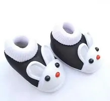 FITKNOT INFANT WEAR COTTON BABY BOOTIES 0 - 12 MONTH / PACK OF 3 / FOR BABY BOYS AND BABY GIRLS / BABY MITTENS / BABY CLOTHING / BABY SHOES  SANDALS / ANTI-SLIP SOLE / RABIT STYLE-thumb2