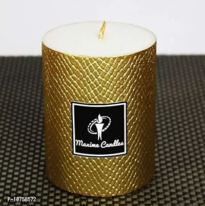 Maxime Candles Decorative Candles - Cobra 4"" (H) (Gold)-thumb0