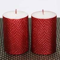 Maxime Candles Decorative Mpink Candles Set of 2-thumb1