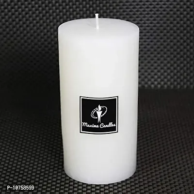 Maxime Candles Decorative Candles - Cobra 6"" (H) (White)-thumb0
