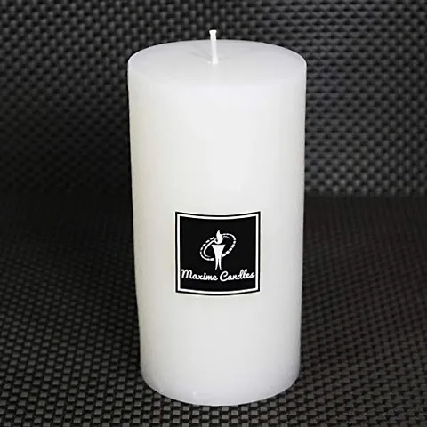 Maxime Candles Decorative Candles - Cobra 6"" (H) (White)