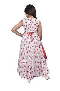 M.R.A Fashion Digital Floral Print Maxi Frock for Girls  Kids Girls-thumb3