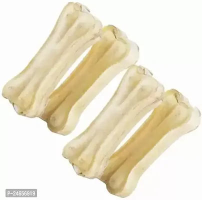 Healthy 6 Inches Rawhide Bone Chicken Dry Young Dog Food Pack Of 4