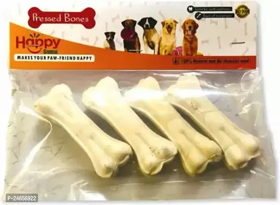 Healthy 3 Inch Rawhide Bone Pack Of 6 Chicken Dry Young Dog Food Pack of 4