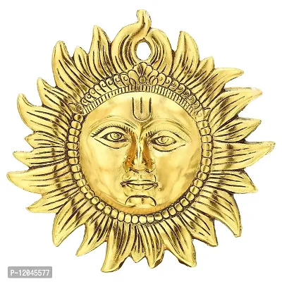 Trendy Crafts Metallic Sun Wall Hanging Home Office Idol Decorative Figurine-thumb0