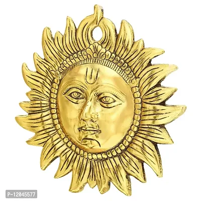 Trendy Crafts Metallic Sun Wall Hanging Home Office Idol Decorative Figurine-thumb2