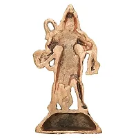 Trendy Crafts Metal Hanuman Chest Tear Ram Sita Home Office Idol Decorative Figurine - Copper Finish-thumb3