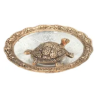 Trendy Crafts Metal Tortoise Home Office Idol Decorative Figurine-thumb1