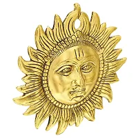 Trendy Crafts Metallic Sun Wall Hanging Home Office Idol Decorative Figurine-thumb2