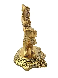 Trendy Crafts Metal Crafts Handmade Antique Look Hindu Goddess Maa Durga Statue, 13 X 8 X 14 cm., Multicolour.-thumb3