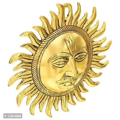 Trendy Crafts Metallic Sun Wall Hanging Home Office Idol Decorative Figurine-thumb2