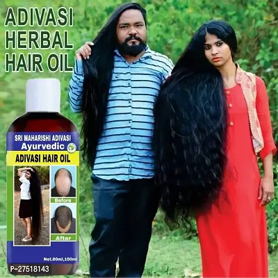 Adivasi Maharishi Briga Hair Oil - 160ml, Pack Of 2-thumb0