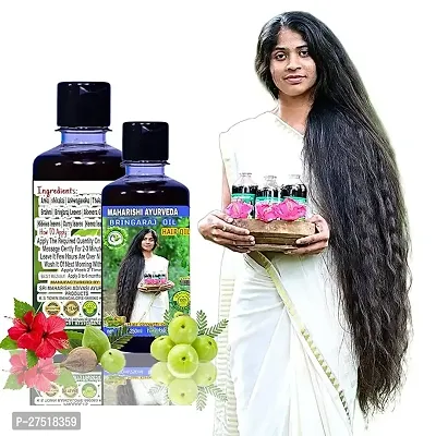 Herbal Product Sri Maharishi Long Hair Oil - 250ml For Men And Women