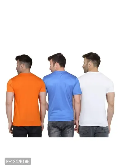 Plain T-shirt for men (Pack of 3)-thumb2