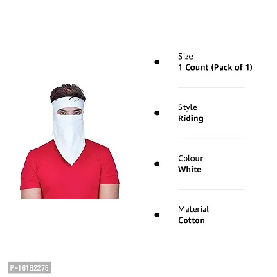 MokkTell Bike Riding Face Mask full Face Cover Cotton Mask Reusable for Men-thumb3
