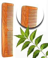 Rufiys Wooden Comb for Women  Men Hair Growth | Neem Wood Comb | Wide Tooth Hair Comb | Dandruff Comb (Pack of 3)-thumb4