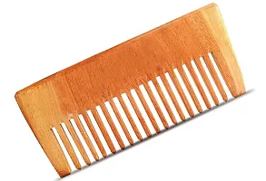 Rufiys Wooden Comb for Women  Men | Promotes Hair Growth | Neem Wood Hairfall Dandruff Control Comb | Detangle-thumb1