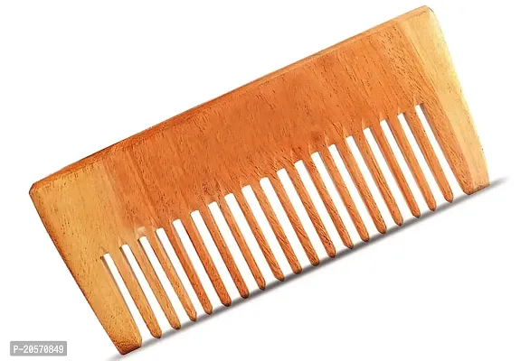 Rufiys Wooden Comb for Women  Men | Promotes Hair Growth | Neem Wood Hairfall Dandruff Control Comb | Detangle-thumb2