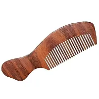 Rufiys Wooden comb Set for Men  Women | For Him  Her Hair Growth Anti Dandruff Wide Tooth Detangle Comb Combo Pack of 3-thumb3