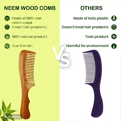 Rufiys Neem Wooden Handle Comb-thumb4