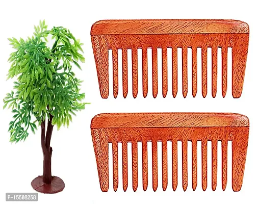 Kachi Neem Pocket Wooden Comb Pack of 2