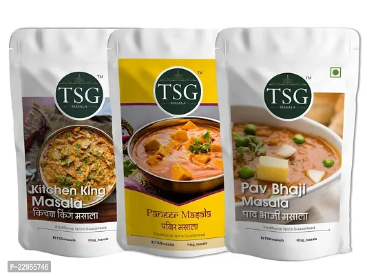 Paneer Masala 200g Kitchen king masala 200g Pavbhaji masala 200g combo( Pack of 3)