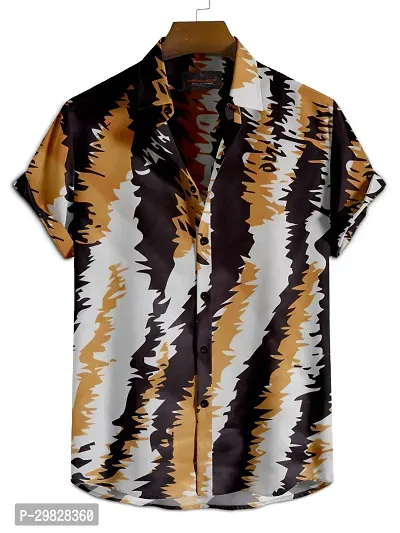 Mens Stylish Digital Printed Lycra Shirt