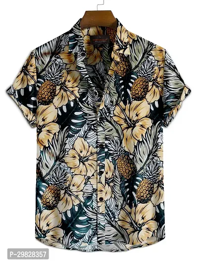 Mens Stylish Digital Printed Lycra Shirt