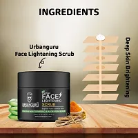 URBANGURU Men's Face Lightening (Haldi) Foam Face Wash  Turmeric - 100m  Face Lightening (HALDI) Scrub Skin Whitening  Brightening 100GM Sulphate  Paraben Free-thumb1