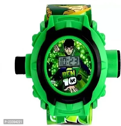 Stylish Green Digital Watches For Kids-thumb0