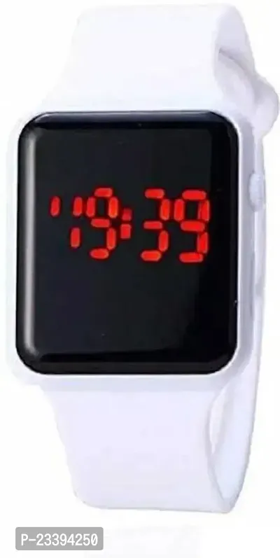 Stylish White Digital Watches For Kids
