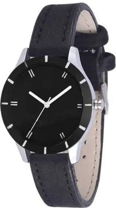 Stylish Synthetic Leather Analog Watches For Women