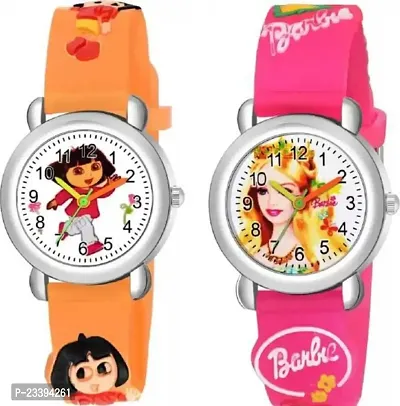 Stylish Analog Watches For Kids- Pack Of 2