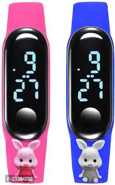 Stylish Digital Watches For Kids- Pack Of 2