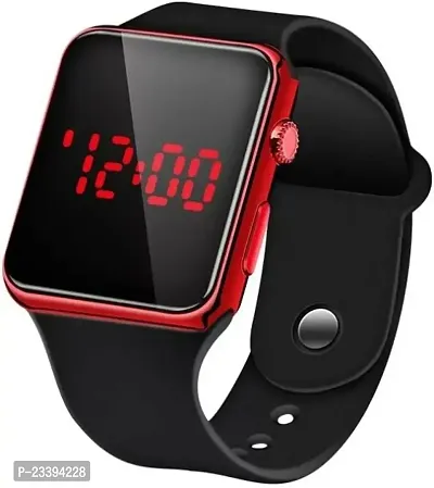 Stylish Black Digital Watches For Kids-thumb0