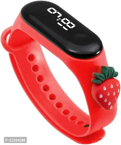 Stylish Red Digital Watches For Kids-thumb0