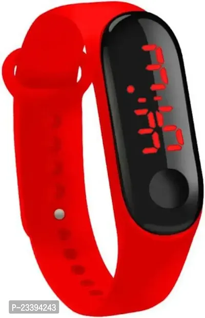 Stylish Red Digital Watches For Kids-thumb0