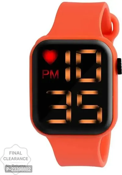 Rubber best sale digital watch