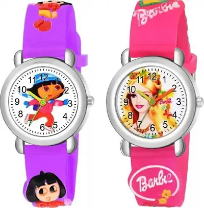 Stylish Analog Watches For Kids- Pack Of 2