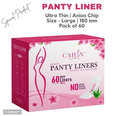 CAILIN CARE panty liner ultra thin anion chip size - Large | 180 mm pack of 60