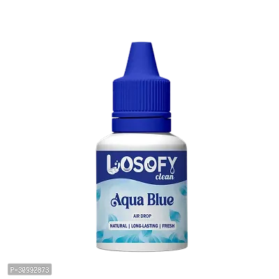 LOSOFY CLEAN airdrops air freshener room, office, bathroom. Aqua blue  fregance ( 5ml ) ( pack of 1 )-thumb0