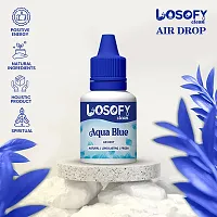 LOSOFY CLEAN airdrops air freshener room, office, bathroom. Aqua blue  fregance ( 5ml ) ( pack of 1 )-thumb3