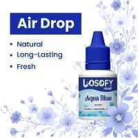 LOSOFY CLEAN airdrops air freshener room, office, bathroom. Aqua blue  fregance ( 5ml ) ( pack of 1 )-thumb1