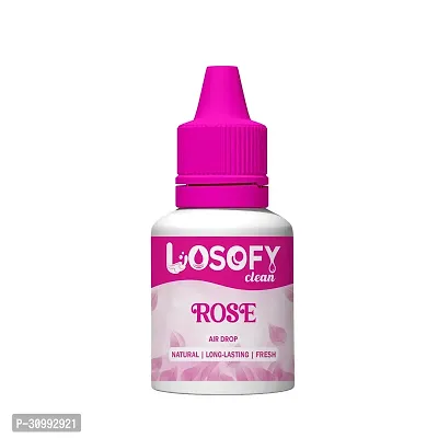 LOSOFY CLEAN airdrops air freshener room, office, bathroom. Rose  fregance ( 5ml ) ( pack of 1 )