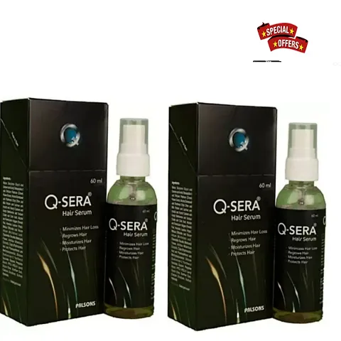 Q- Sera Pack Of 2 Hair Serum For men And Women