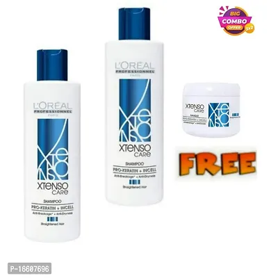 Xtenso Hair shampoo 250ml pack of 2 with hair maque 200ml free