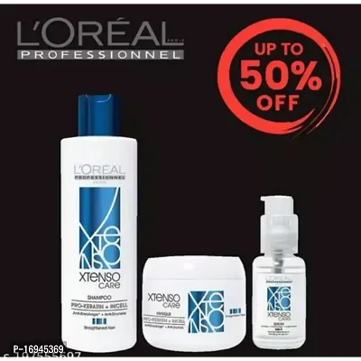 Xtenso Hair shampoo 250ml with hair maque 200ml hair serum 50ml pack of 1-thumb0